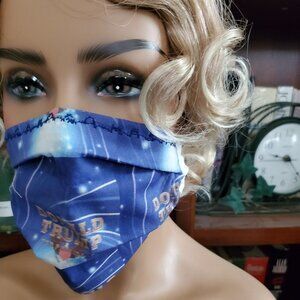 Cloth Face Mask - Silver/Copper Filters- Trump